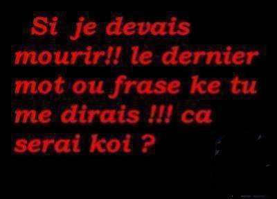 c'est moi au ka ou la mort   ma trapper 1 jour
